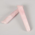 Rožinio kvarco masažinė lazdelė "Acupuncture Pro 2" (11.5 x 2 x 1 cm)