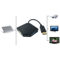 Display Port į DVI, HDMI, VGA dalintuvas