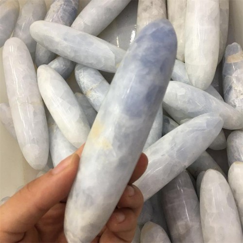 Žydrojo celestino masažinė lazdelė "Acupuncture Pro" (10 cm)