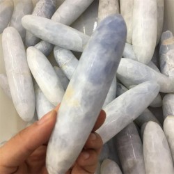 Žydrojo celestino masažinė lazdelė "Acupuncture Pro" (10 cm)