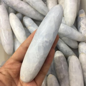 Žydrojo celestino masažinė lazdelė "Acupuncture Pro" (10 cm)