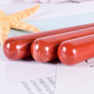 Raudonojo jaspio masažinė lazdelė "Intimate Pro" (10 cm)