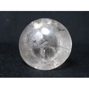 Baltojo kvarco masažinė lazdelė "Intimate Pro" (4.5 cm)