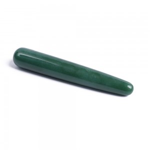 Žaliojo avantiurino masažinė lazdelė "Intimate Pro" (11 cm)