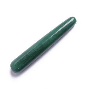 Žaliojo avantiurino masažinė lazdelė "Intimate Pro" (11 cm)