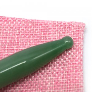 Žaliojo avantiurino masažinė lazdelė "Intimate Pro 2" (11 x 1 cm)