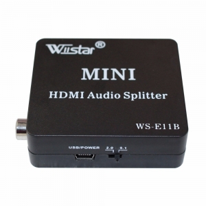 HDMI į HDMI + optinį signalą keitiklis