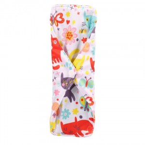 Daugkartinio naudojimo higieniniai įklotai "Mielieji katinukai" (5 vnt.)