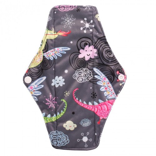 Daugkartinio naudojimo higieniniai įklotai "Mielieji drakoniukai" (5 vnt.)