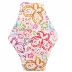 Daugkartinio naudojimo higieniniai įklotai "Spalvotieji drugeliai" (5 vnt.)