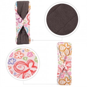 Daugkartinio naudojimo higieniniai įklotai "Spalvotieji drugeliai" (5 vnt.)