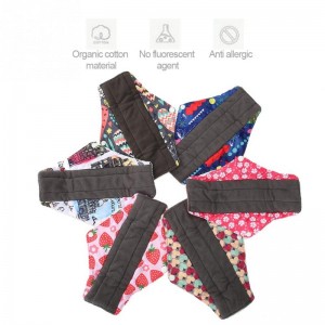 Daugkartinio naudojimo higieniniai įklotai "Mieliausias rinkinukas 2" (6 vnt.)