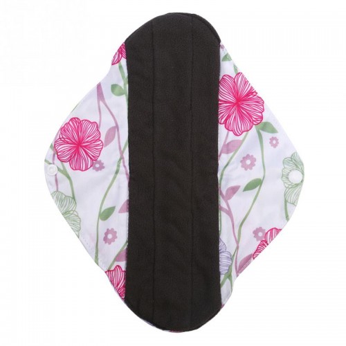 Daugkartinio naudojimo higieniniai įklotai "Vasaros žiedai 12" (5 vnt.)