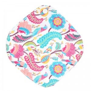 Daugkartinio naudojimo higieniniai įklotai "Vasaros žiedai 23" (5 vnt.)
