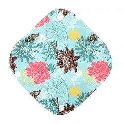 Daugkartinio naudojimo higieniniai įklotai "Vasaros žiedai 25" (5 vnt.)