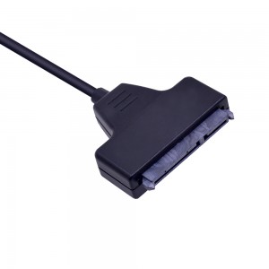 USB 2.0 į SATA adapteris (2.5" HDD + 5V papildomas maitinimo lizdas iš USB)