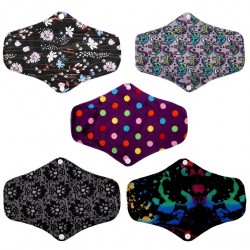 Daugkartinio naudojimo higieniniai įklotai "Nakties magija 2" (5 vnt.)