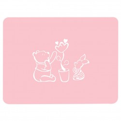 Vaikiškas silikoninis pietų padėkliukas "Meškiukas ir knysliukas" (eko draugiškas)