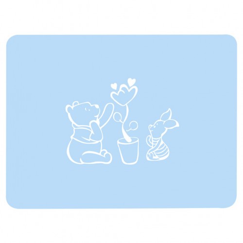 Vaikiškas silikoninis pietų padėkliukas "Meškiukas ir knysliukas 2" (eko draugiškas)