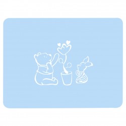 Vaikiškas silikoninis pietų padėkliukas "Meškiukas ir knysliukas 2" (eko draugiškas)