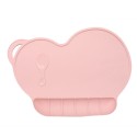 Vaikiškas silikoninis pietų padėkliukas "Puikioji širdelė 2" (eko draugiškas)