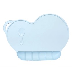 Vaikiškas silikoninis pietų padėkliukas "Puikioji širdelė 3" (eko draugiškas)