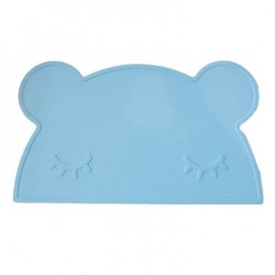 Vaikiškas silikoninis pietų padėkliukas "Meškiuko stilius 5" (eko draugiškas)