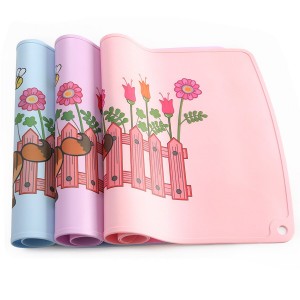 Vaikiškas silikoninis pietų padėkliukas "Mielasis zebriukas 3" (eko draugiškas)