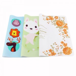 Vaikiškas silikoninis pietų padėkliukas "Mielasis šuniukas" (eko draugiškas)