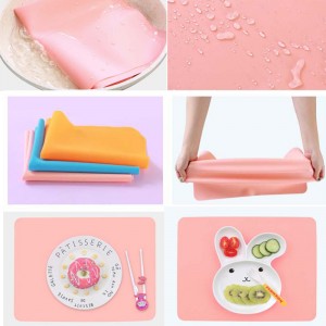 Vaikiškas silikoninis pietų padėkliukas "Aukščiausia klasė 8" (eko draugiškas)