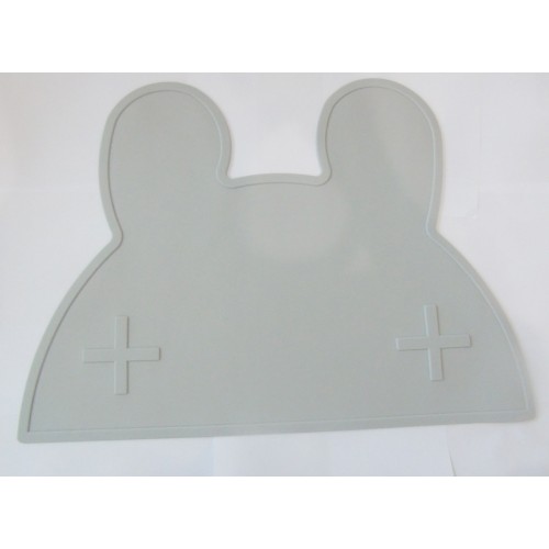 Vaikiškas silikoninis pietų padėkliukas "Kiškiuko stilius 2" (eko draugiškas)