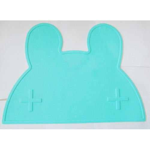 Vaikiškas silikoninis pietų padėkliukas "Kiškiuko stilius 3" (eko draugiškas)