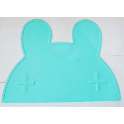 Vaikiškas silikoninis pietų padėkliukas "Kiškiuko stilius 3" (eko draugiškas)