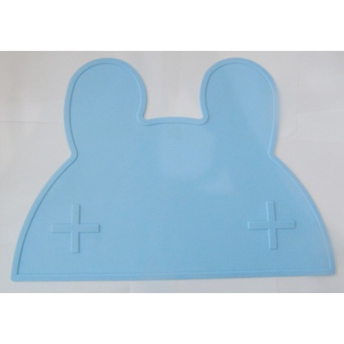 Vaikiškas silikoninis pietų padėkliukas "Kiškiuko stilius 5" (eko draugiškas)