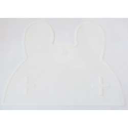 Vaikiškas silikoninis pietų padėkliukas "Kiškiuko stilius 6" (eko draugiškas)