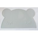 Vaikiškas silikoninis pietų padėkliukas "Meškiukas miega" (eko draugiškas)