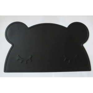 Vaikiškas silikoninis pietų padėkliukas "Meškiukas miega 2" (eko draugiškas)