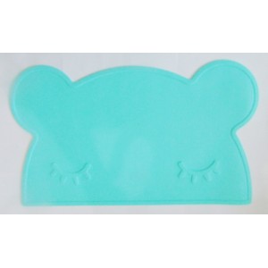 Vaikiškas silikoninis pietų padėkliukas "Meškiukas miega 3" (eko draugiškas)