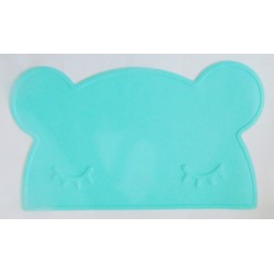 Vaikiškas silikoninis pietų padėkliukas "Meškiukas miega 3" (eko draugiškas)