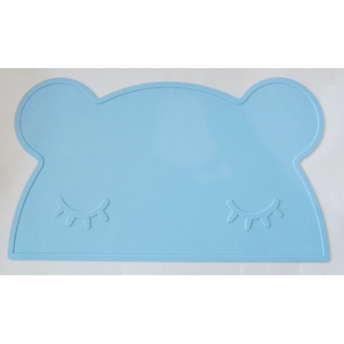 Vaikiškas silikoninis pietų padėkliukas "Meškiukas miega 5" (eko draugiškas)