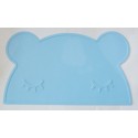 Vaikiškas silikoninis pietų padėkliukas "Meškiukas miega 5" (eko draugiškas)