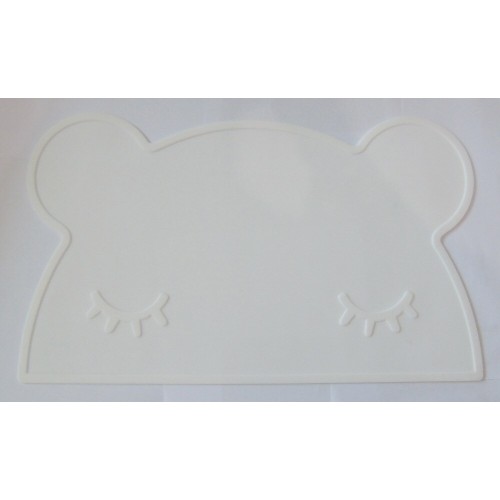 Vaikiškas silikoninis pietų padėkliukas "Meškiukas miega 6" (eko draugiškas)