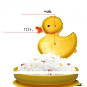 Vaikiškas silikoninis pietų padėkliukas "Puikieji ančiukai 2" (eko draugiškas)