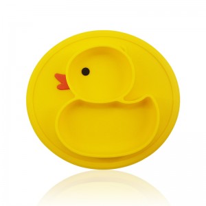 Vaikiškas silikoninis pietų padėkliukas "Puikusis ančiukas 3" (eko draugiškas)