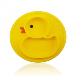 Vaikiškas silikoninis pietų padėkliukas "Puikusis ančiukas 3" (eko draugiškas)