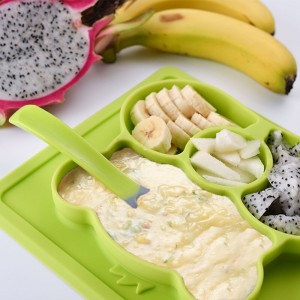 Vaikiškas silikoninis pietų padėkliukas "Koalos stilius" (eko draugiškas)