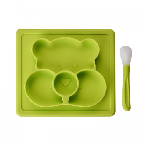 Vaikiškas silikoninis pietų padėkliukas "Koalos stilius" (eko draugiškas)