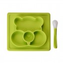 Vaikiškas silikoninis pietų padėkliukas "Koalos stilius" (eko draugiškas)
