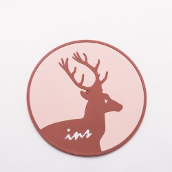 Vaikiškas silikoninis pietų padėkliukas "Puikusis elnias 3" (eko draugiškas)