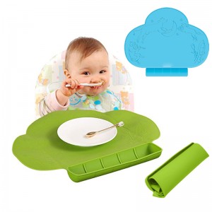 Vaikiškas silikoninis pietų padėkliukas "Puikusis debesėlis" (eko draugiškas)